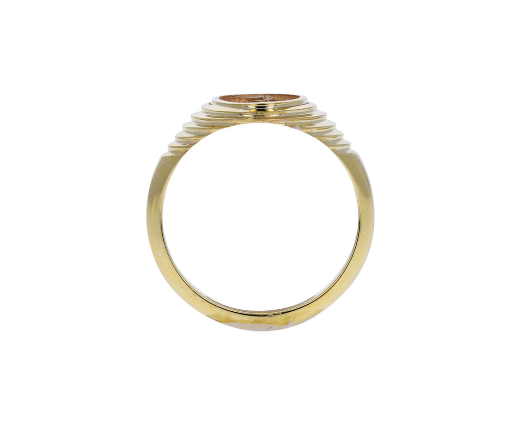 Tiered Lion Fantasy Signet Ring