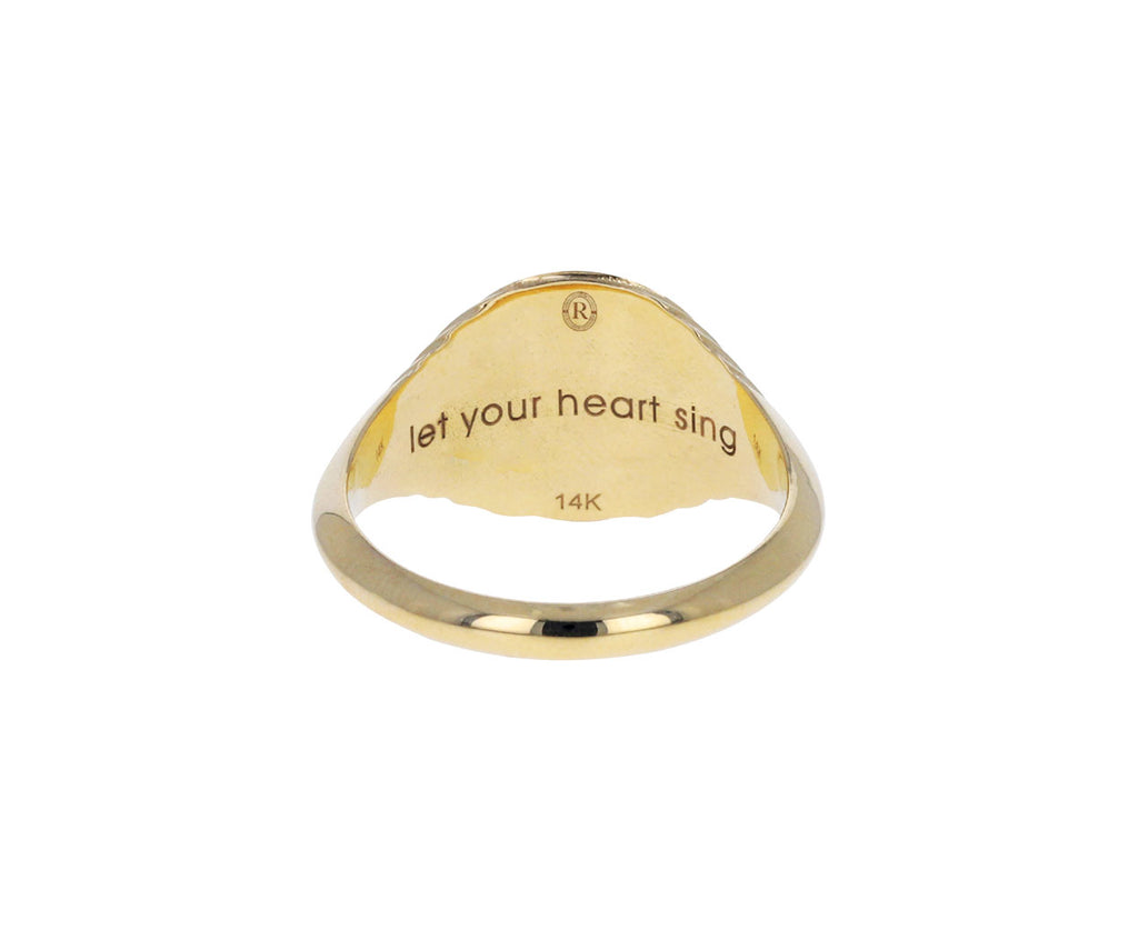 Tiered Swan Fantasy Signet Ring