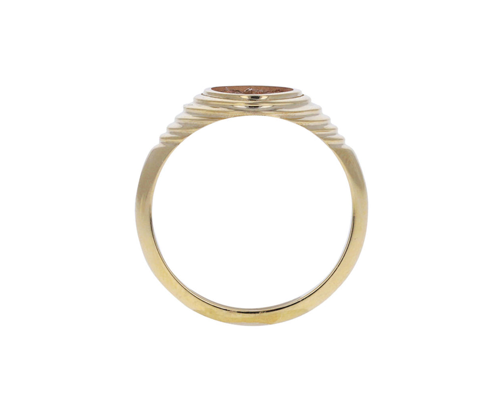 Tiered Swan Fantasy Signet Ring