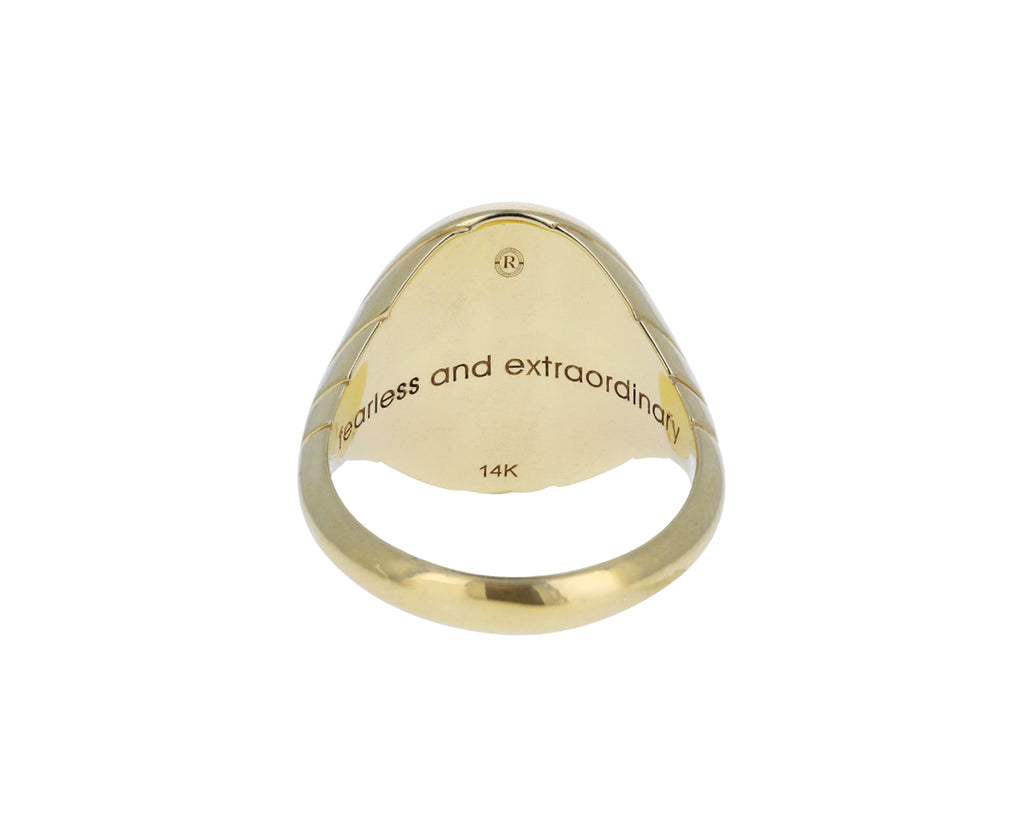 Grandfather Fantasy Lion Signet Ring