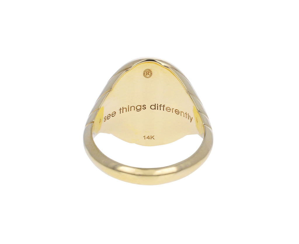 Grandfather Fantasy Owl Signet Ring