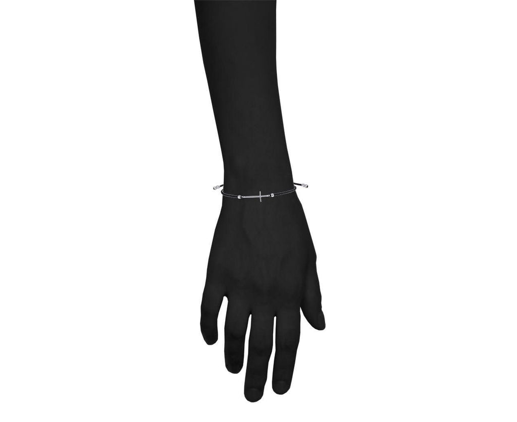 Silver Cross Bracelet - TWISTonline 