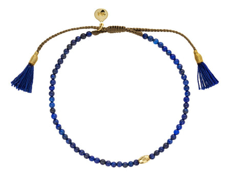 Lapis Tassel Bracelet - TWISTonline 