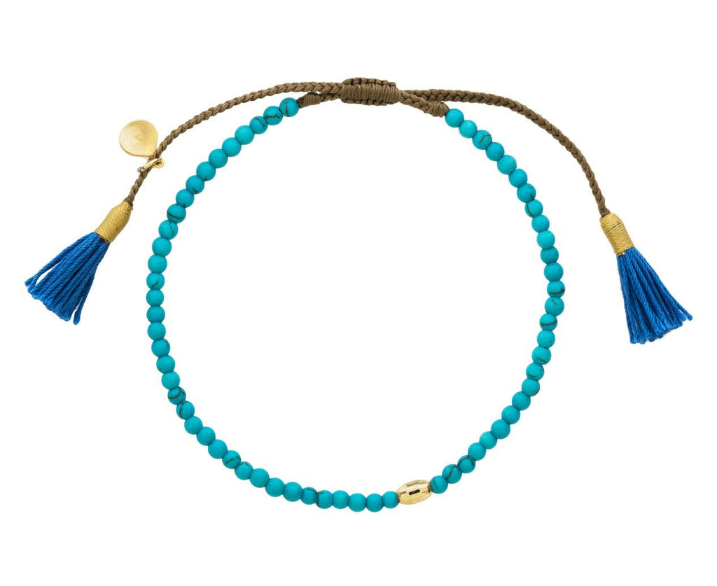 Turquoise Tassel Bracelet - TWISTonline 