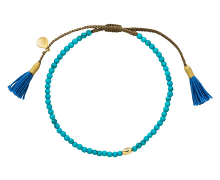 Turquoise Tassel Bracelet - TWISTonline 
