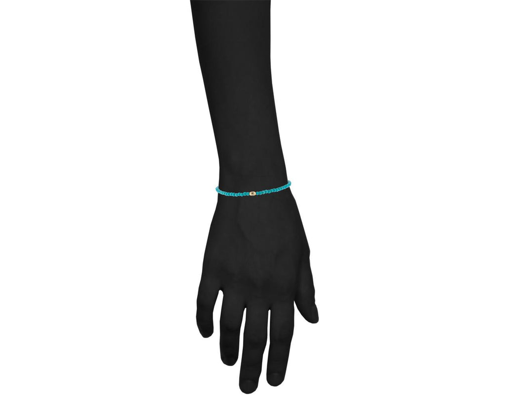 Turquoise Tassel Bracelet - TWISTonline 