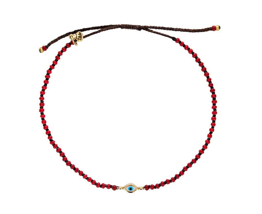 Red Bead Evil Eye Bracelet - TWISTonline 