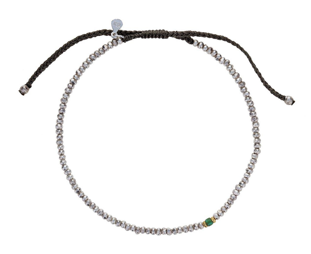 Silver and Turquoise Beaded Bracelet - TWISTonline 