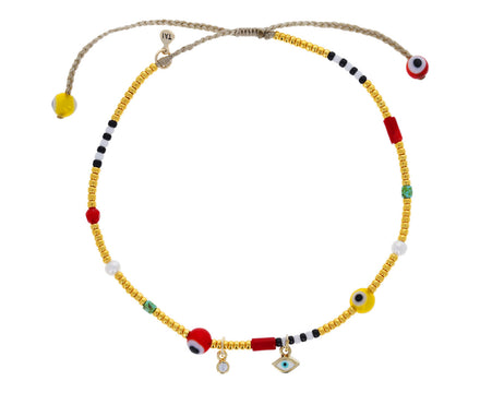 Red Evil Eye Charm Bracelet