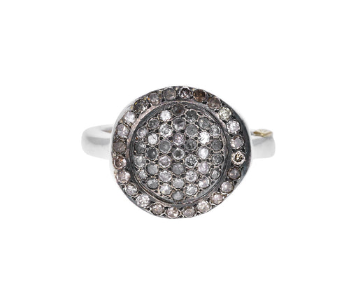 Icy Gray and Cognac Diamond Julia Ring - TWISTonline 