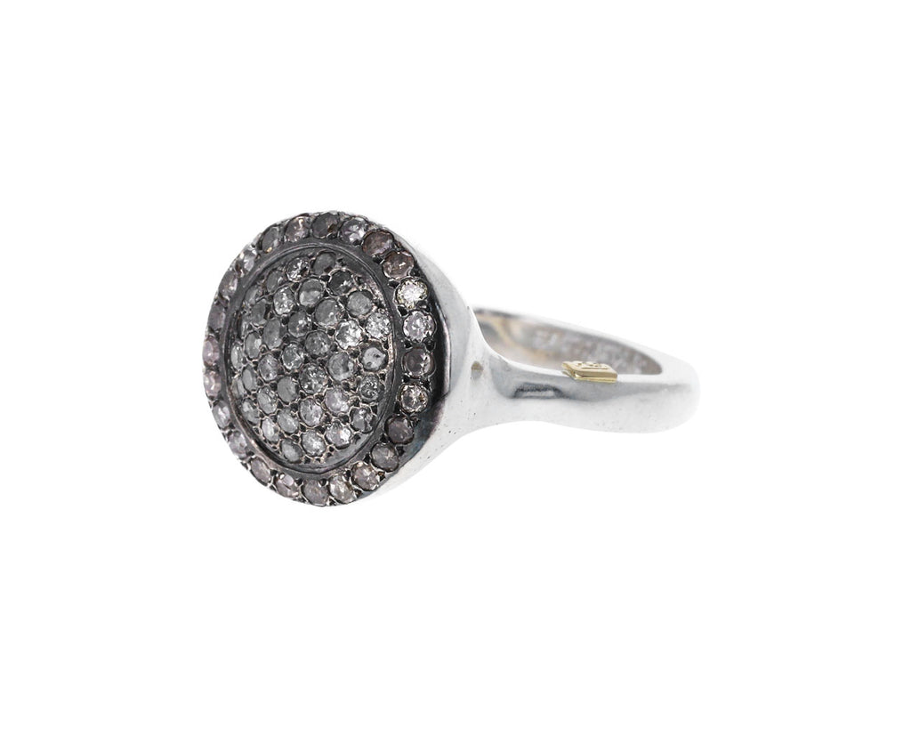 Icy Gray and Cognac Diamond Julia Ring - TWISTonline 
