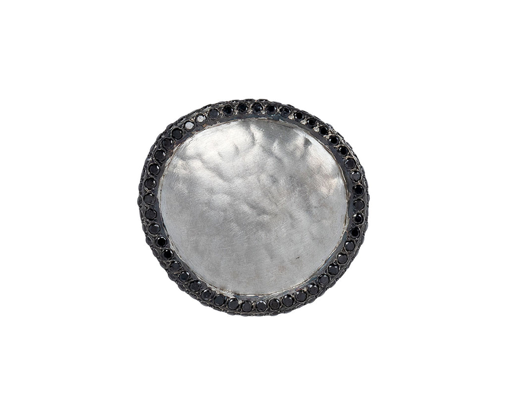 Fiji Black Diamond Halo Ring