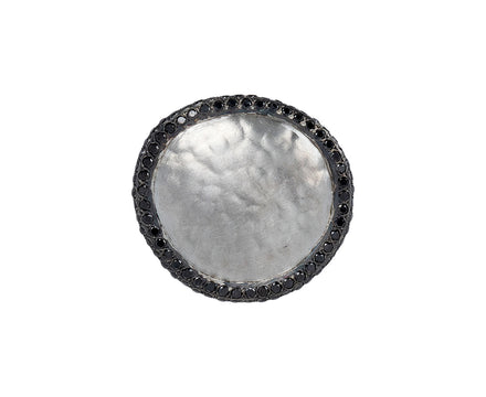 Fiji Black Diamond Halo Ring