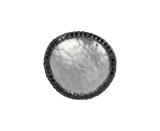 Fiji Black Diamond Halo Ring