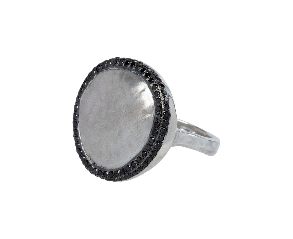 Fiji Black Diamond Halo Ring