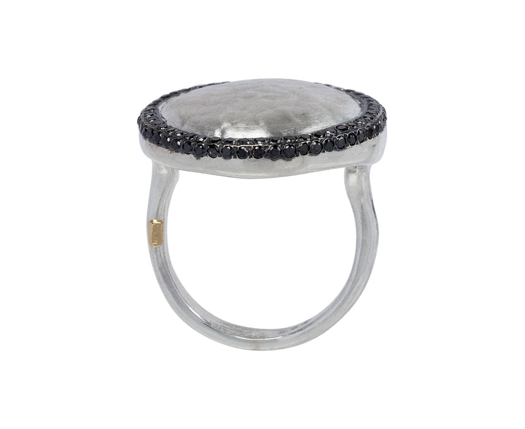 Fiji Black Diamond Halo Ring