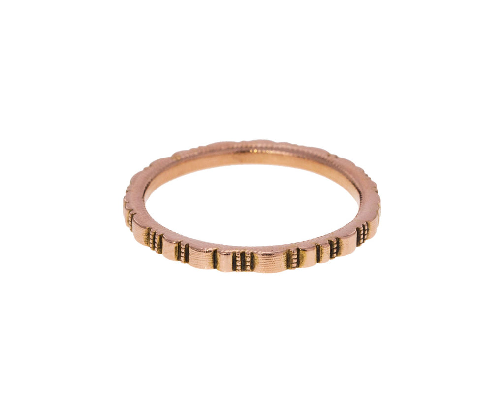 Rose Gold Ridges Band - TWISTonline 