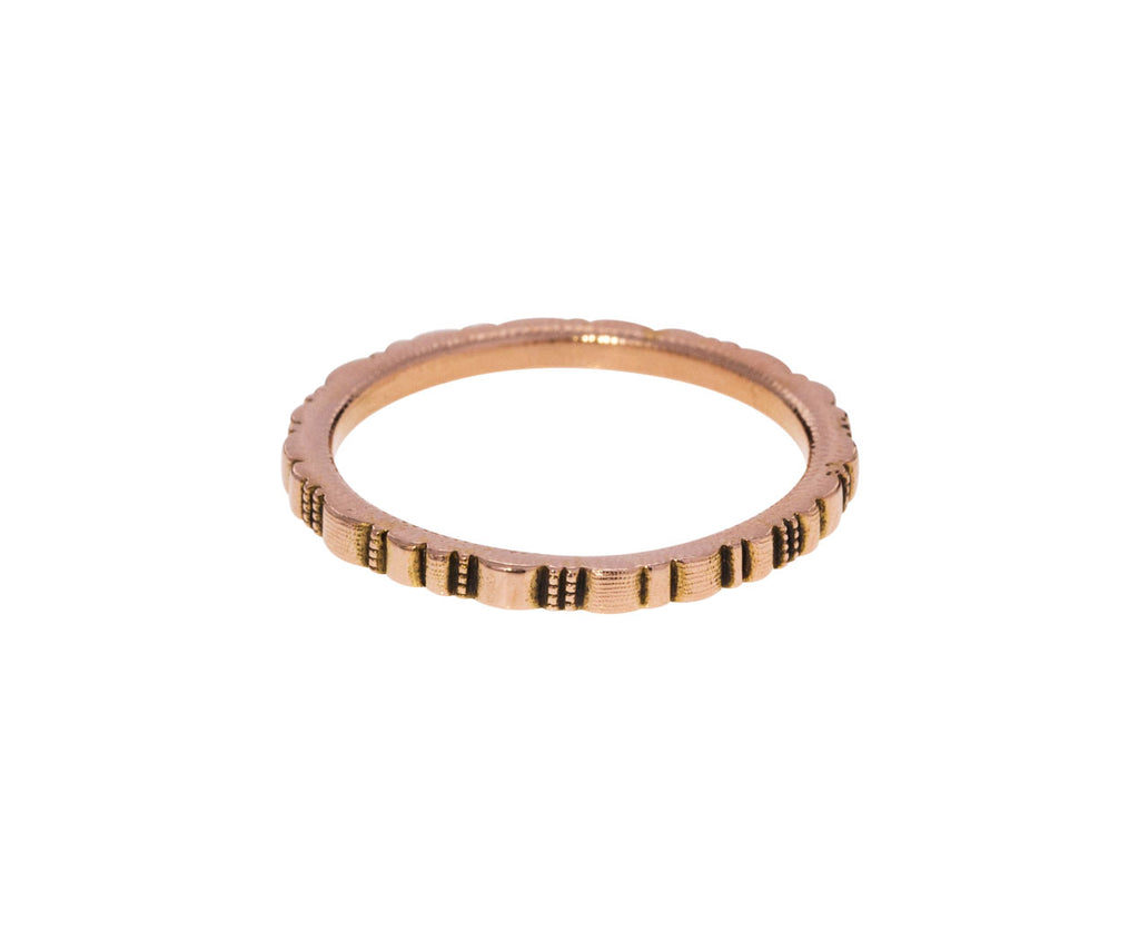 Rose Gold Ridges Band - TWISTonline 