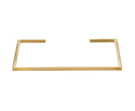 Gold Square Cuff Bracelet - TWISTonline 