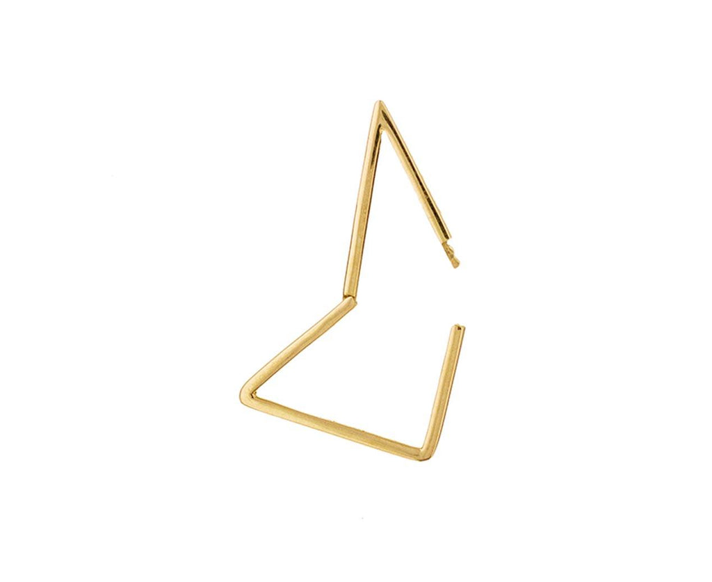 Large Triangle SINGLE Earring - TWISTonline 