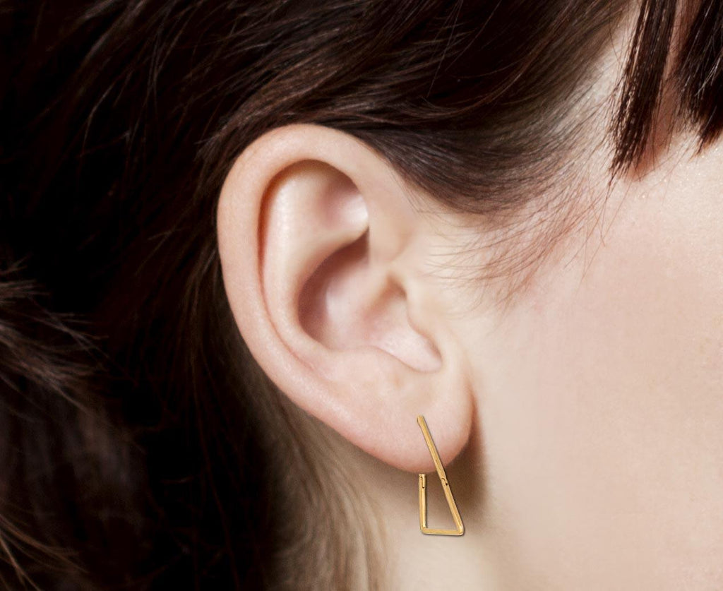 Large Triangle SINGLE Earring - TWISTonline 