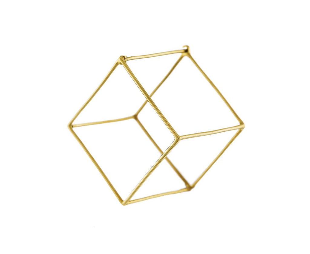 Extra Large Open Cube SINGLE EARRING - TWISTonline 