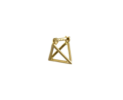 Extra Small Open Pyramid SINGLE EARRING - TWISTonline 