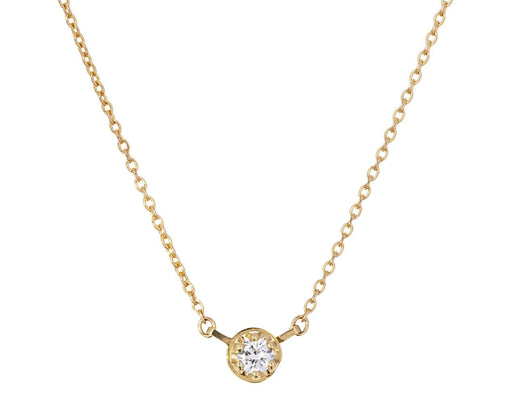 Single Diamond Pendant Necklace - TWISTonline 
