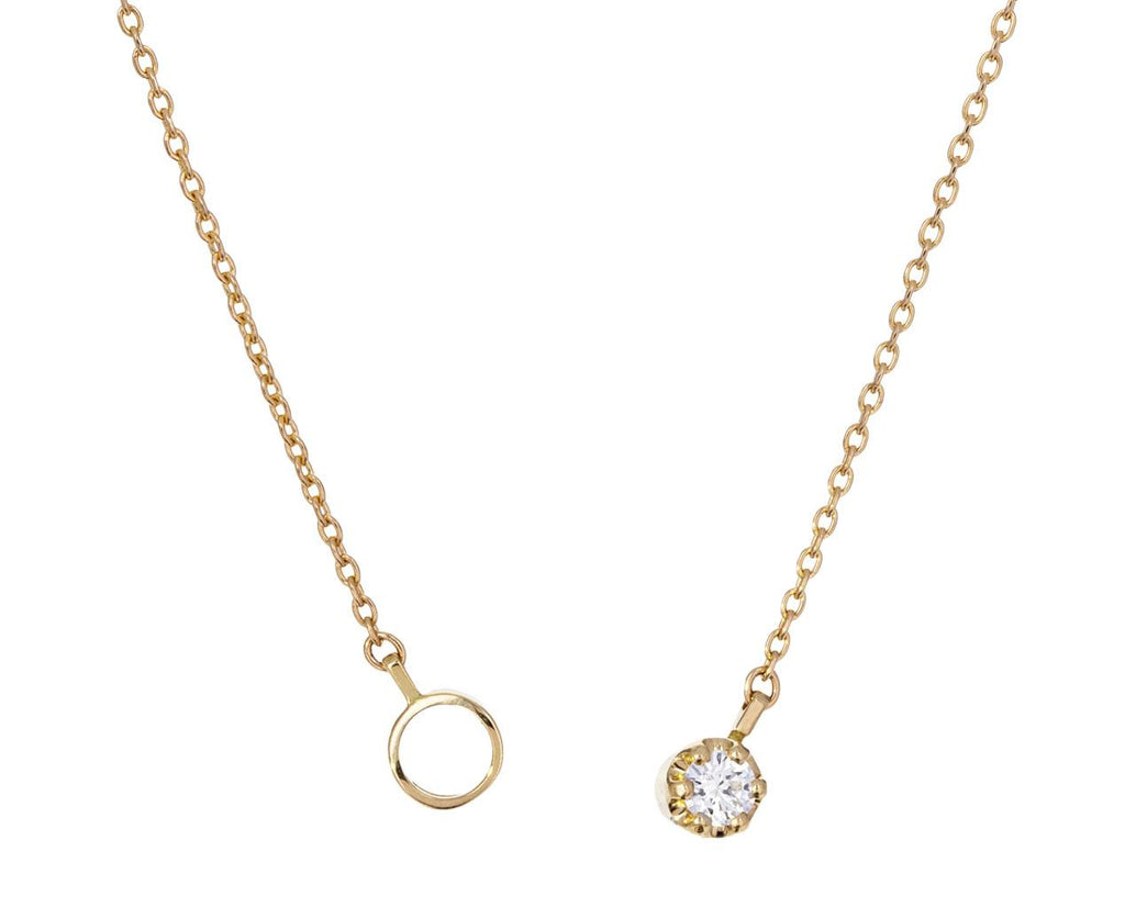 Single Diamond Pendant Necklace - TWISTonline 