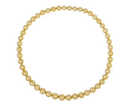 YUTAI Yellow Akoya Pearl Sectional Necklace