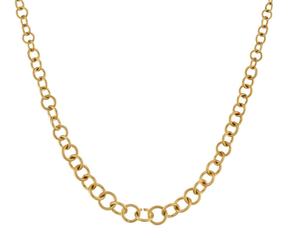 Tapered Gold Link Chain Necklace - TWISTonline 
