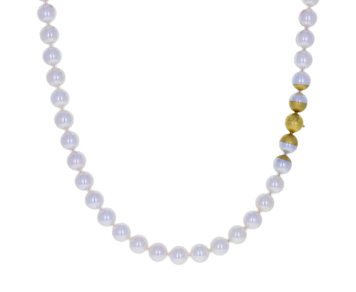 Large Cultured Akoya Pearl Necklace