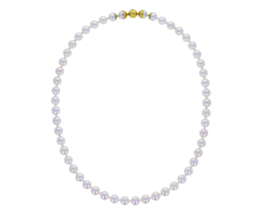 Large Cultured Akoya Pearl Necklace