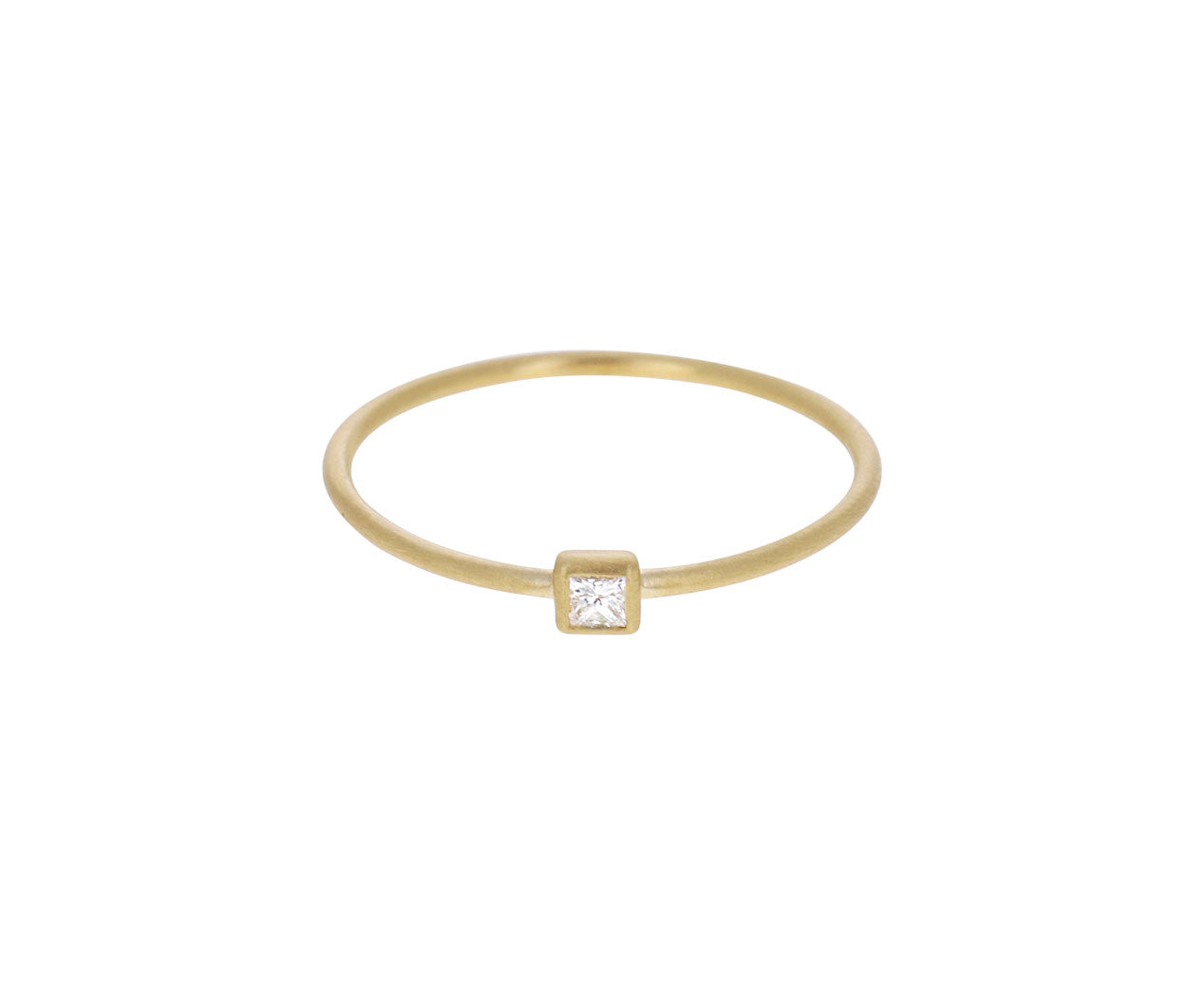 Petite Square Diamond Ring