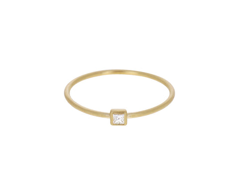 Petite Square Diamond Ring