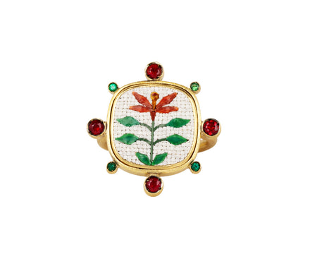 Micromosaic Agra Ring