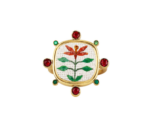 Micromosaic Agra Ring