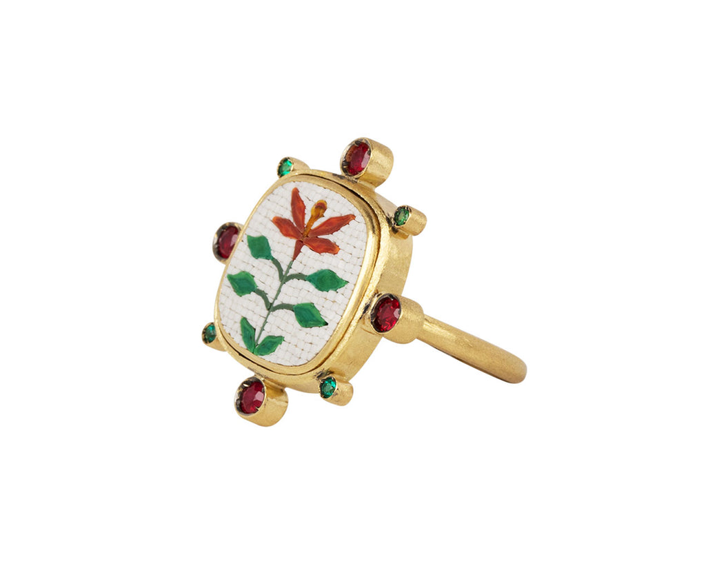 Micromosaic Agra Ring