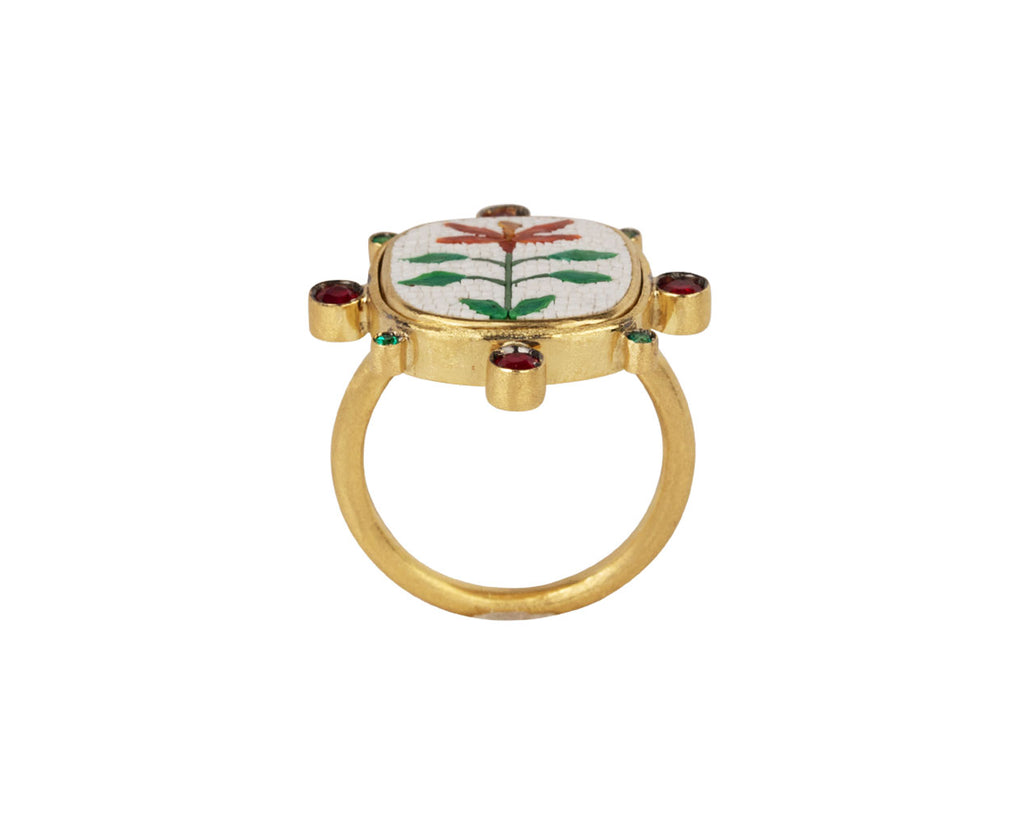 Micromosaic Agra Ring