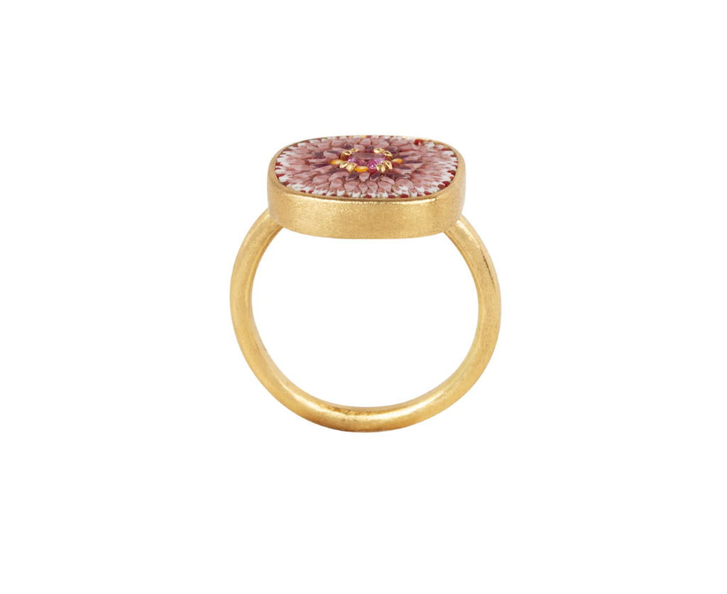 Le Sibille Micromosaic Bloom Ring Top