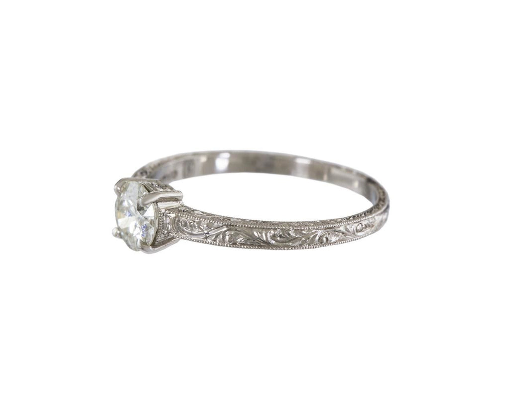 Eliza Platinum Diamond Solitaire - TWISTonline 