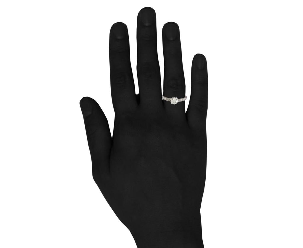 Eliza Platinum Diamond Solitaire - TWISTonline 