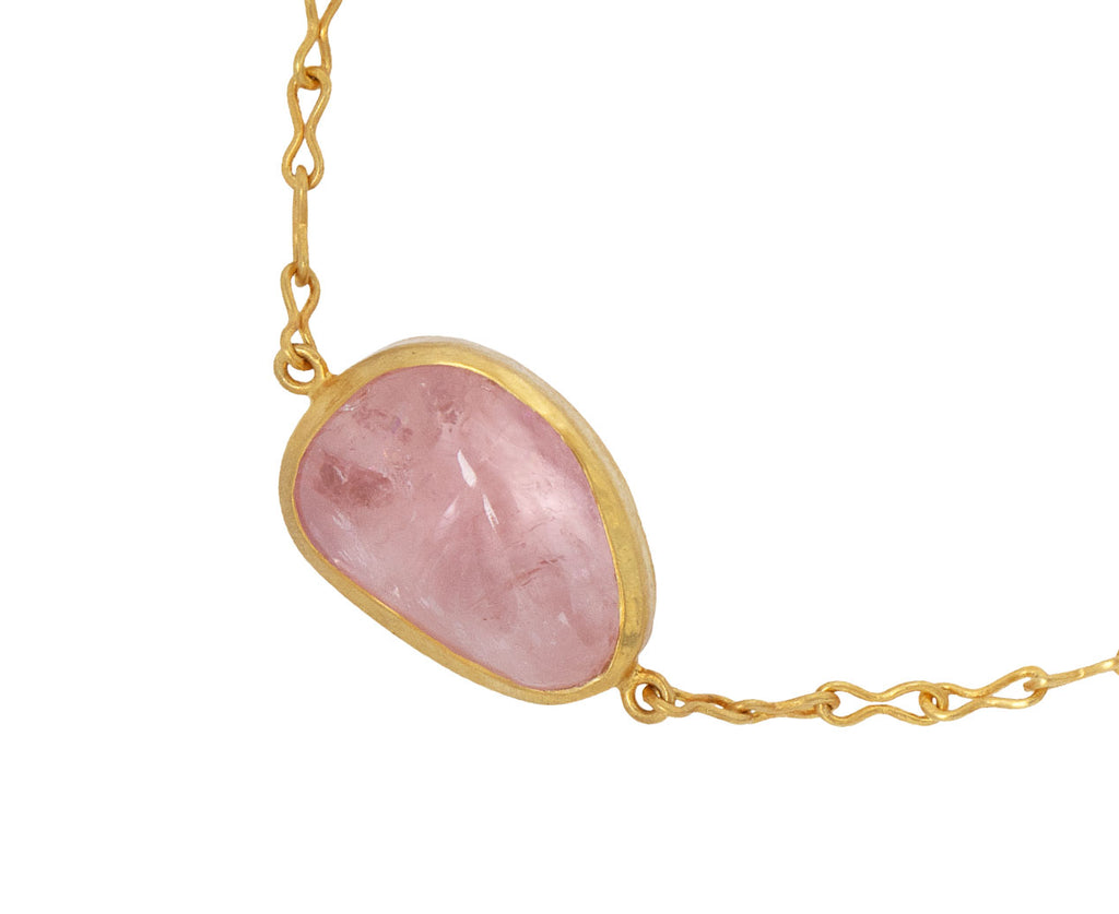 Morganite Single Stone Bracelet