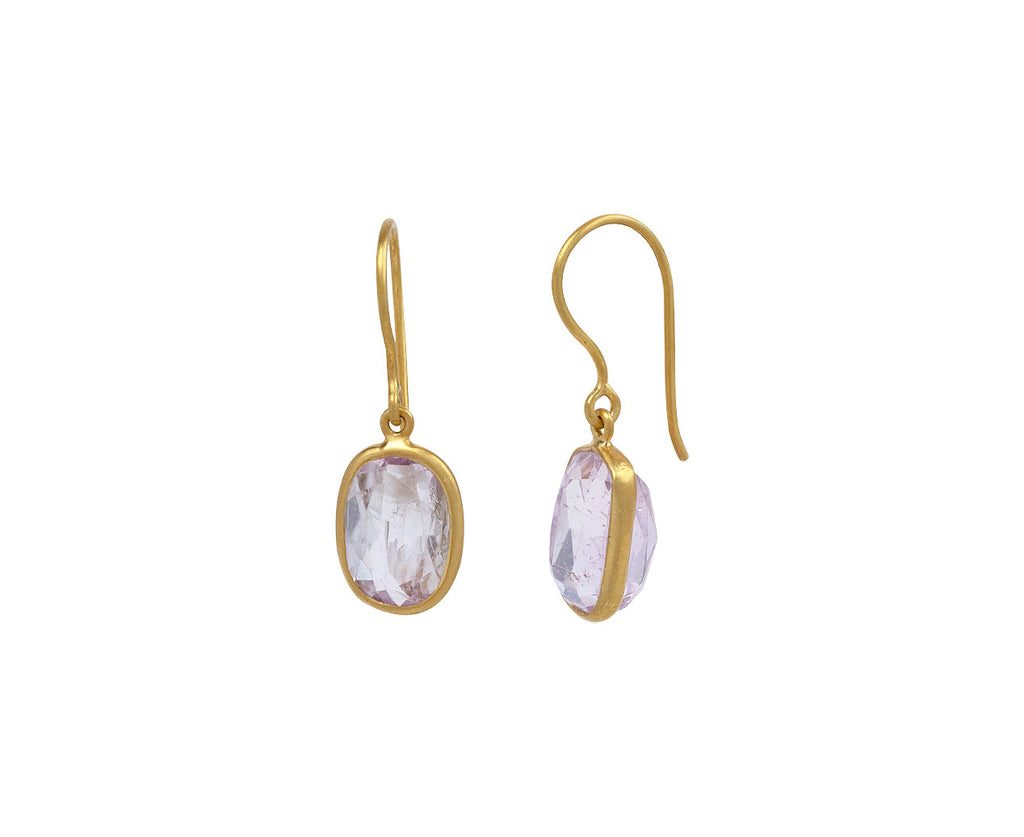Pippa Small Peony Pink Kunzite Earrings