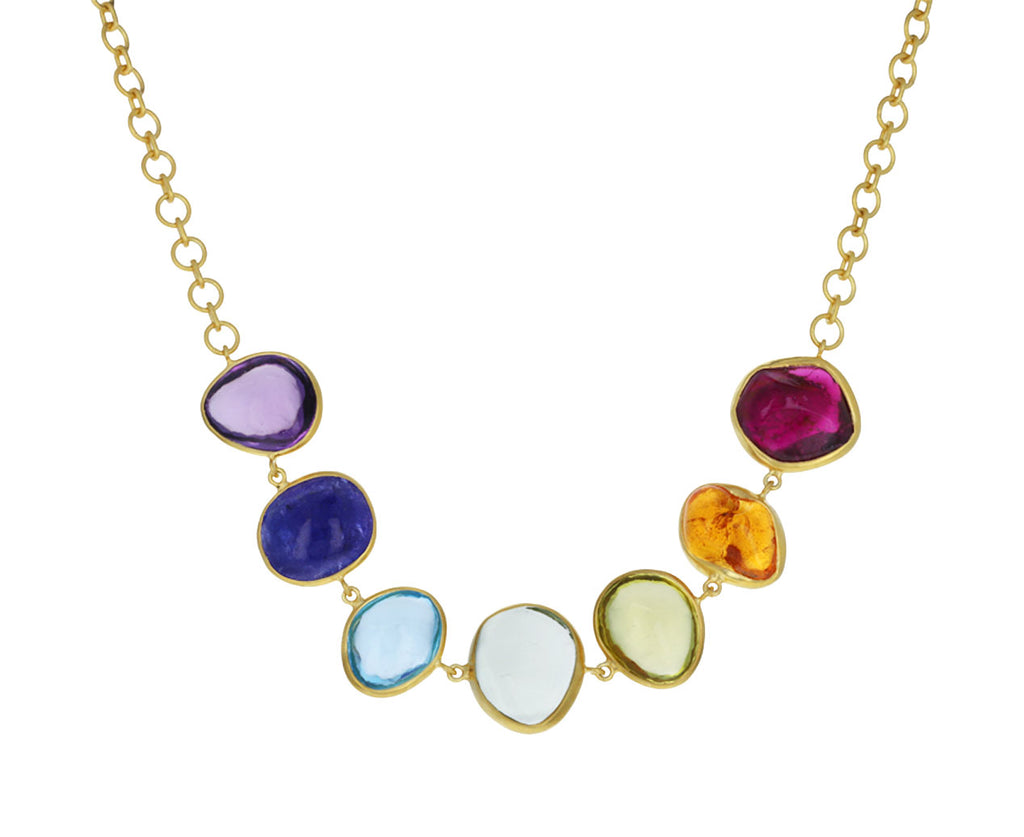 Big gemstone necklaces online