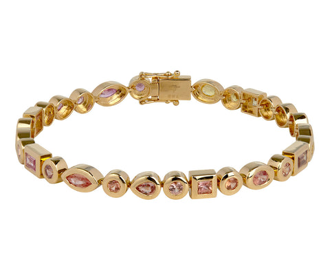 Sorellina Warm Toned Sapphire Monroe Tennis Bracelet