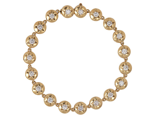 Empress Diamond Star Tennis Bracelet