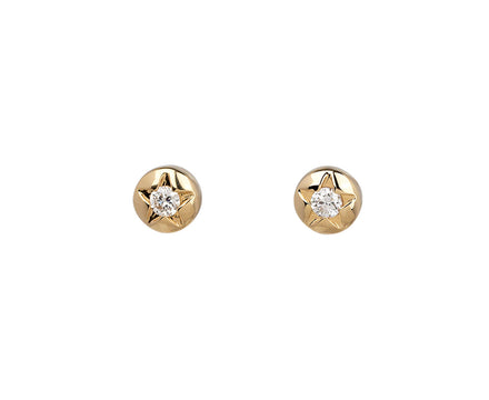 Sorellina Empress Diamond Star Stud Earrings