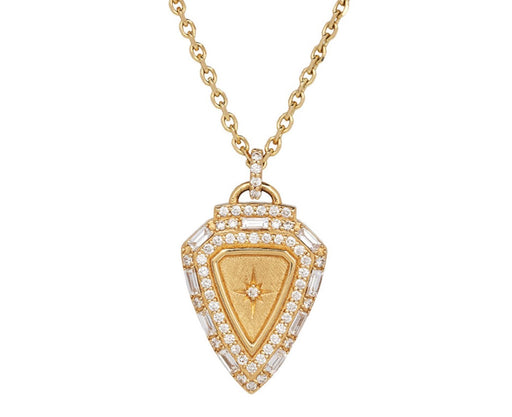 Sorellina Empress Diamond Shield Necklace