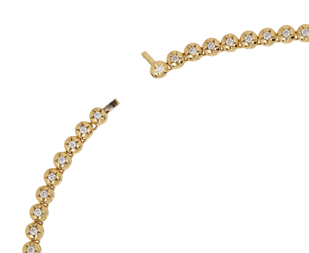 Sorellina Piccola Star Empress Diamond Tennis Necklace  Clasp Shot